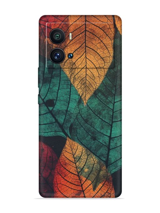 Leaves Artwork Embossed Soft Silicone Case for Iqoo 9 Pro