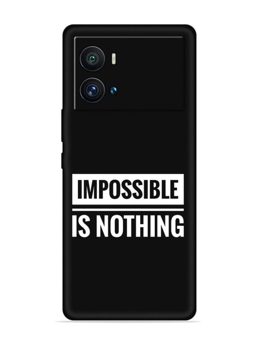 Impossible Is Nothing Embossed Soft Silicone Case for Iqoo 9 Pro