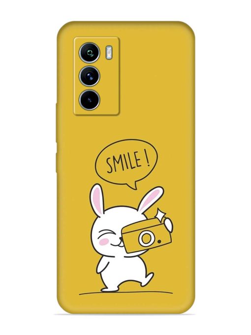 Hey Smile Please Embossed Soft Silicone Case for Iqoo 9 Se (5G) Zapvi