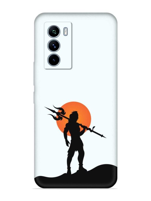 Lord Mahadev Trendy Embossed Soft Silicone Case for Iqoo 9 Se (5G) Zapvi