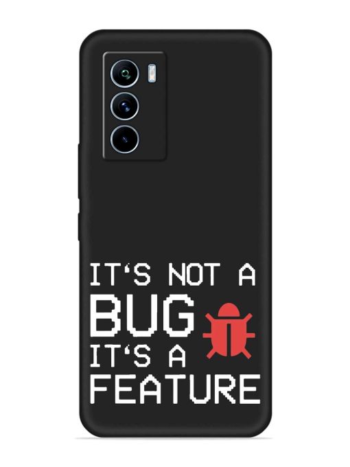 Not Bug Feature Embossed Soft Silicone Case for Iqoo 9 Se (5G)