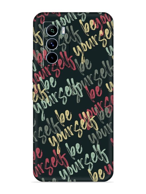 Yourself Seamless Embossed Soft Silicone Case for Iqoo 9 Se (5G) Zapvi