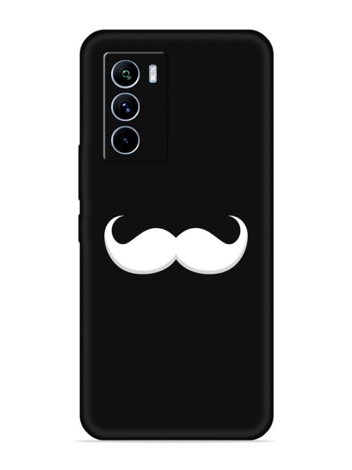 Mustache Vector Embossed Soft Silicone Case for Iqoo 9 Se (5G) Zapvi