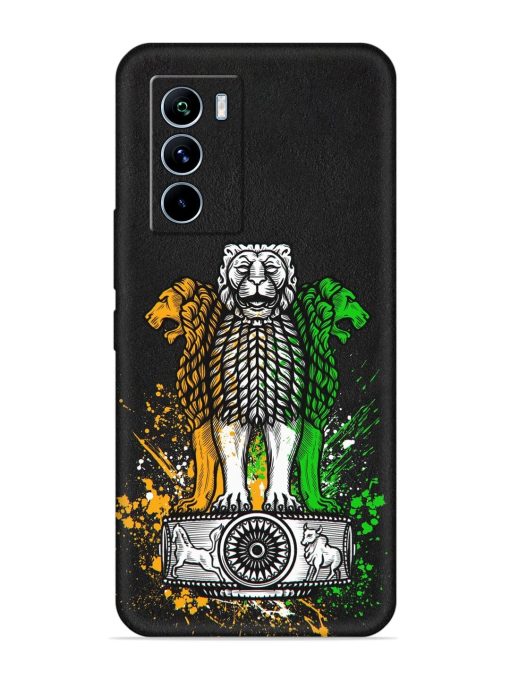 Pillars Of Ashoka Embossed Soft Silicone Case for Iqoo 9 Se (5G) Zapvi