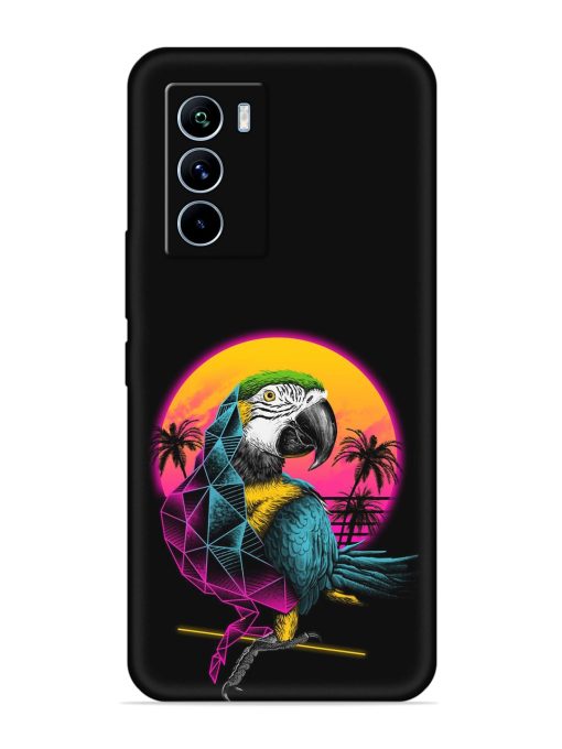 Rad Parrot Embossed Soft Silicone Case for Iqoo 9 Se (5G) Zapvi