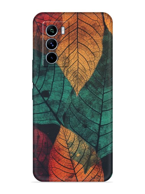 Leaves Artwork Embossed Soft Silicone Case for Iqoo 9 Se (5G) Zapvi