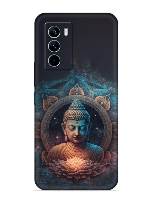 Gautam Buddha Embossed Soft Silicone Case for Iqoo 9 Se (5G)