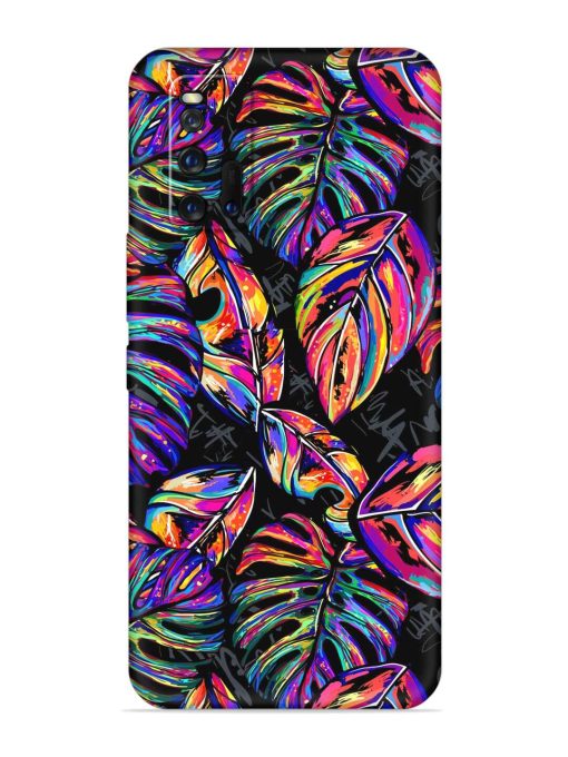 Tropical Seamless Vector Embossed Soft Silicone Case for Iqoo Neo 3