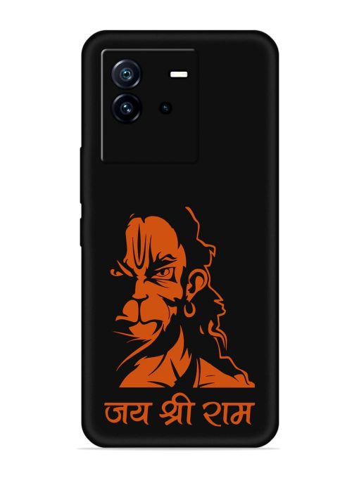 Angry Hanuman Embossed Soft Silicone Case for Iqoo Neo 6 (5G) Zapvi