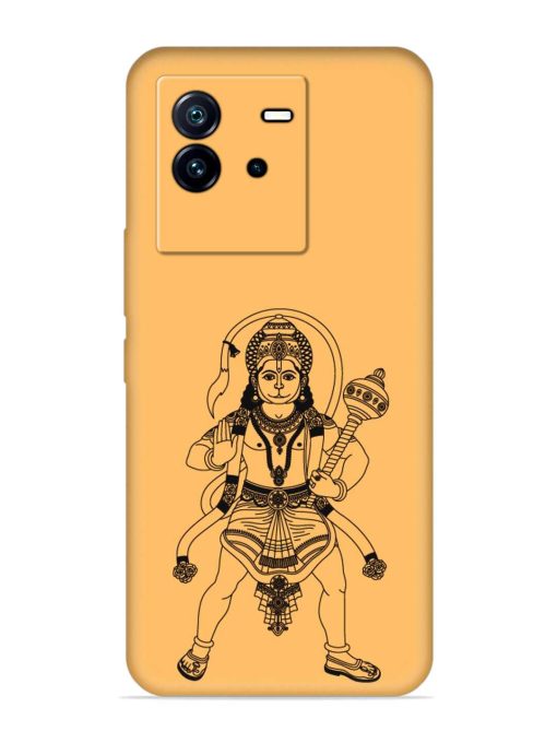 Indian God Hanuman Embossed Soft Silicone Case for Iqoo Neo 6 (5G) Zapvi