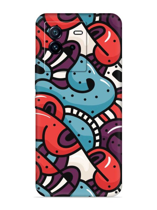 Seamless Backdrop Colorful Embossed Soft Silicone Case for Iqoo Neo 6 (5G) Zapvi