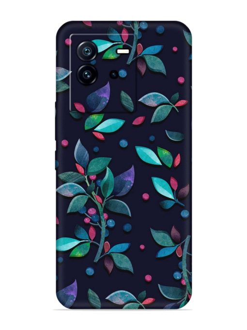 Decorative Watercolor Flower Embossed Soft Silicone Case for Iqoo Neo 6 (5G) Zapvi