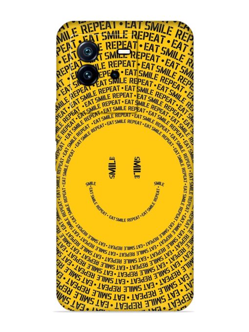 Smiley Embossed Soft Silicone Case for Iqoo Neo 6 (5G) Zapvi