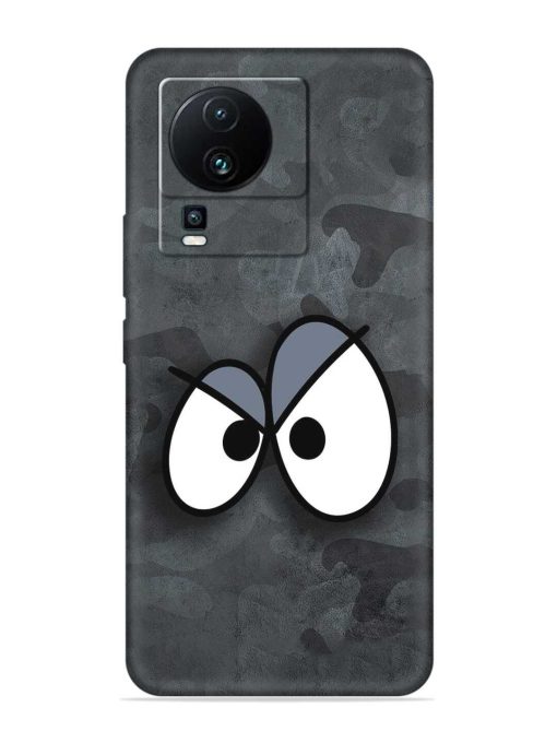 Big Eyes Night Mode Embossed Soft Silicone Case for Iqoo Neo 7 (5G) Zapvi