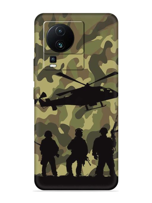 Army Heros Embossed Soft Silicone Case for Iqoo Neo 7 (5G) Zapvi