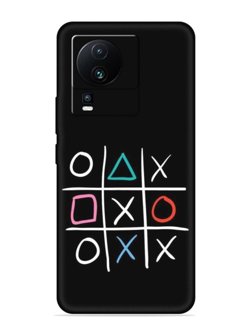 Super Neon Tic-Tac-Toe Embossed Soft Silicone Case for Iqoo Neo 7 (5G)