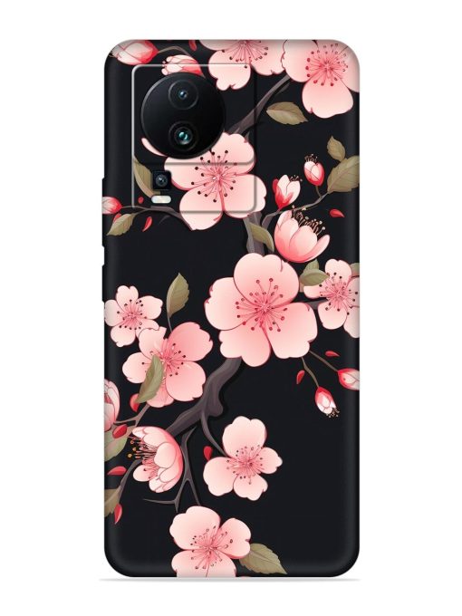 Cherry Blossom Embossed Soft Silicone Case for Iqoo Neo 7 (5G) Zapvi