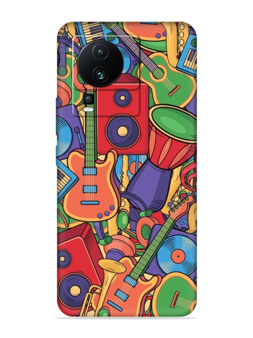 Colorful Music Art Embossed Soft Silicone Case for Iqoo Neo 7 (5G) Zapvi