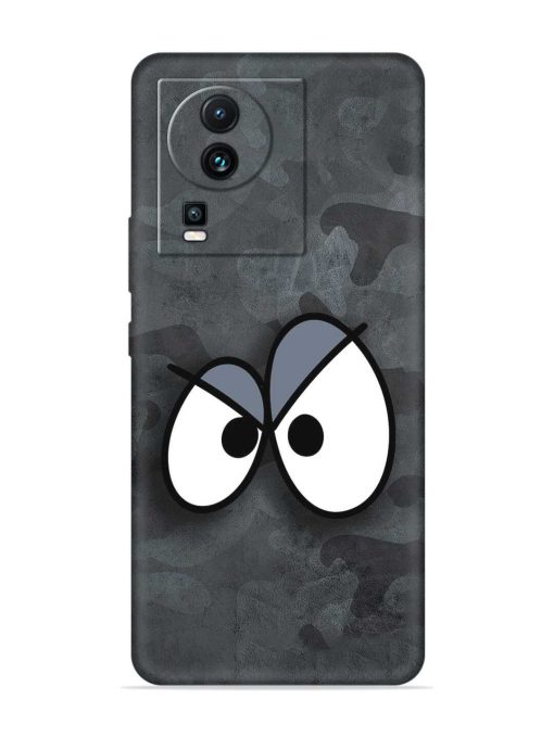 Big Eyes Night Mode Embossed Soft Silicone Case for Iqoo Neo 7 Pro (5G) Zapvi