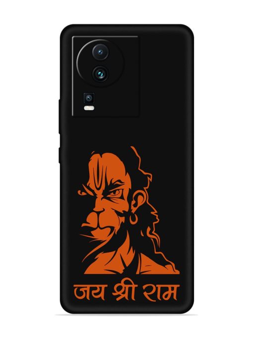 Angry Hanuman Embossed Soft Silicone Case for Iqoo Neo 7 Pro (5G) Zapvi