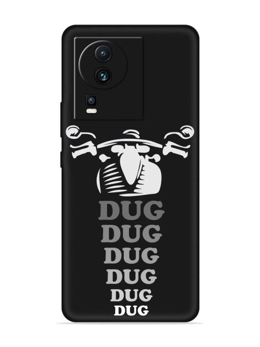 Dug Dug Dug Embossed Soft Silicone Case for Iqoo Neo 7 Pro (5G) Zapvi