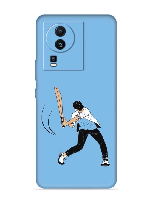 Cricket Gully Boy Embossed Soft Silicone Case for Iqoo Neo 7 Pro (5G) Zapvi