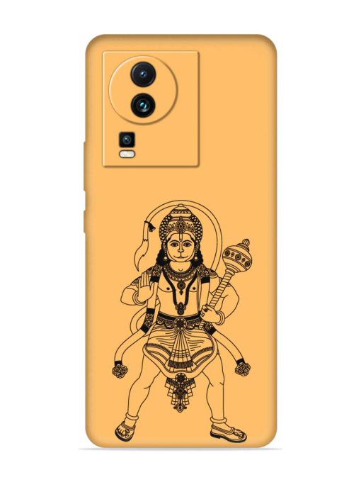 Indian God Hanuman Embossed Soft Silicone Case for Iqoo Neo 7 Pro (5G) Zapvi