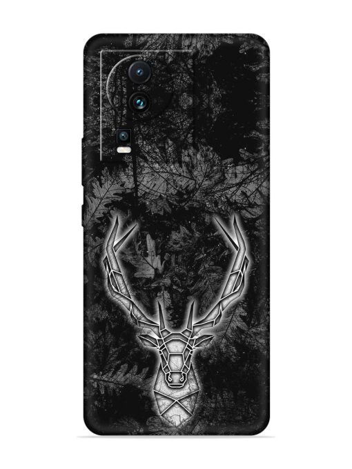 Ancient Deer Embossed Soft Silicone Case for Iqoo Neo 7 Pro (5G)