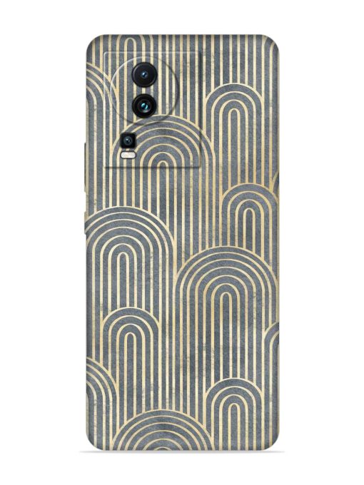 Art Deco Style Embossed Soft Silicone Case for Iqoo Neo 7 Pro (5G) Zapvi