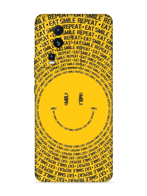 Smiley Embossed Soft Silicone Case for Iqoo Neo 7 Pro (5G)