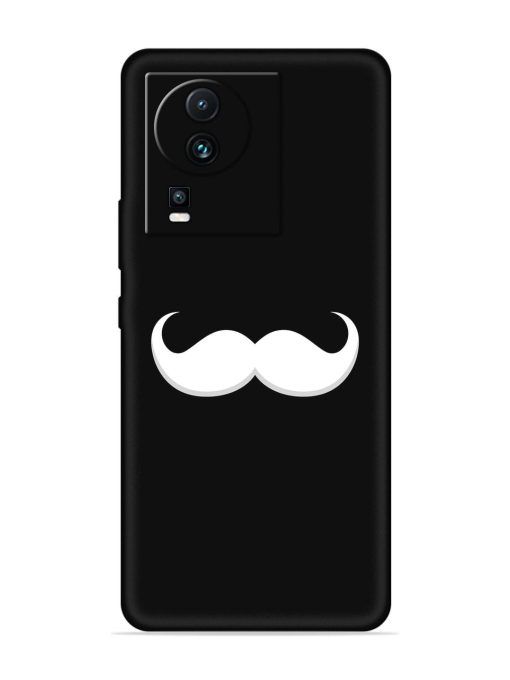 Mustache Vector Embossed Soft Silicone Case for Iqoo Neo 7 Pro (5G) Zapvi