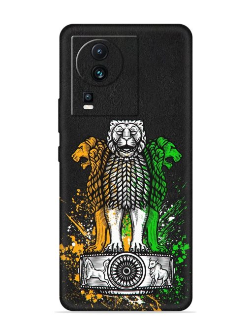 Pillars Of Ashoka Embossed Soft Silicone Case for Iqoo Neo 7 Pro (5G) Zapvi