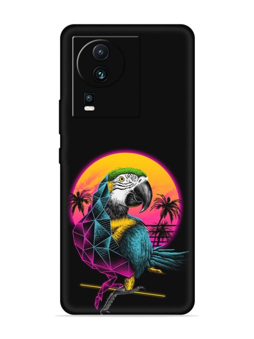 Rad Parrot Embossed Soft Silicone Case for Iqoo Neo 7 Pro (5G)