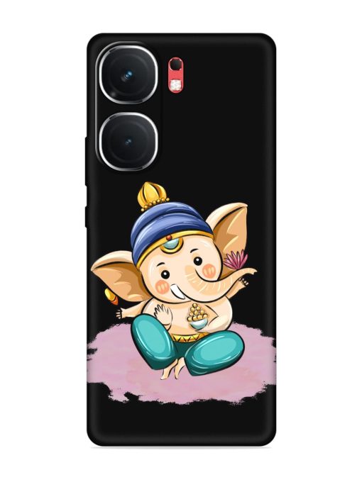 Bal Ganesh Vector Art Embossed Soft Silicone Case for Iqoo Neo 9 Pro (5G) Zapvi