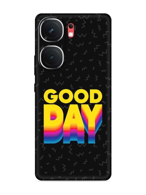 Good Day Embossed Soft Silicone Case for Iqoo Neo 9 Pro (5G)