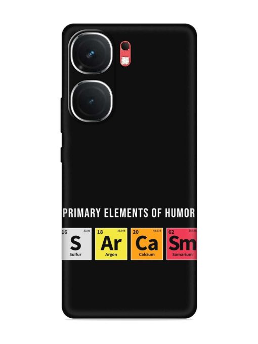 Primary Elements Humor Embossed Soft Silicone Case for Iqoo Neo 9 Pro (5G)