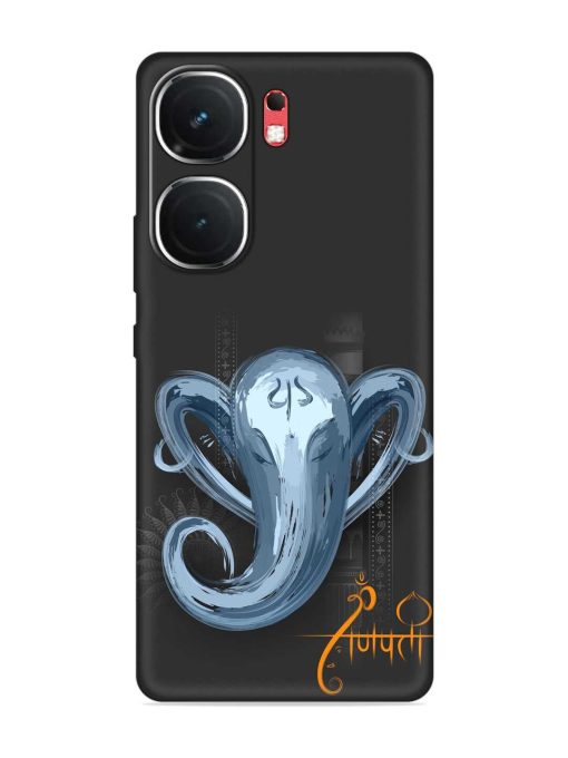 Illustration Lord Ganpati Embossed Soft Silicone Case for Iqoo Neo 9 Pro (5G)