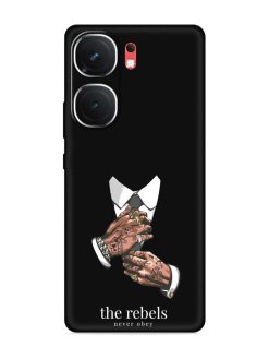 Rebels Slogan Man Embossed Soft Silicone Case for Iqoo Neo 9 Pro (5G)