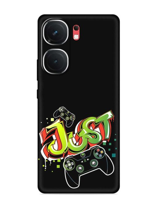 Graffiti Gamepad Illustration Embossed Soft Silicone Case for Iqoo Neo 9 Pro (5G)