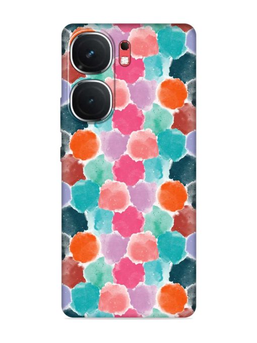 Colorful Seamless Pattern Embossed Soft Silicone Case for Iqoo Neo 9 Pro (5G)