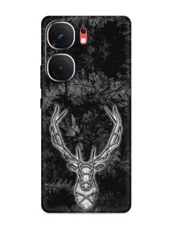 Ancient Deer Embossed Soft Silicone Case for Iqoo Neo 9 Pro (5G)