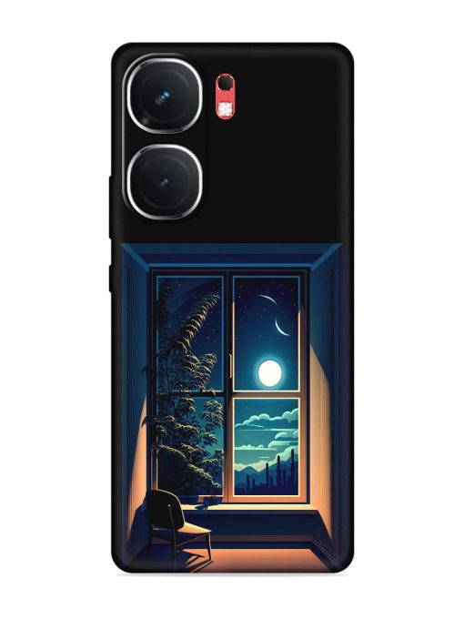 Night View At Window Embossed Soft Silicone Case for Iqoo Neo 9 Pro (5G)