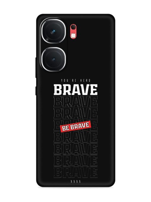 Be Brave Embossed Soft Silicone Case for Iqoo Neo 9 Pro (5G)