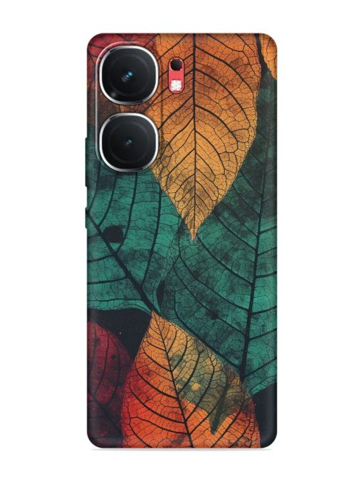 Leaves Artwork Embossed Soft Silicone Case for Iqoo Neo 9 Pro (5G)