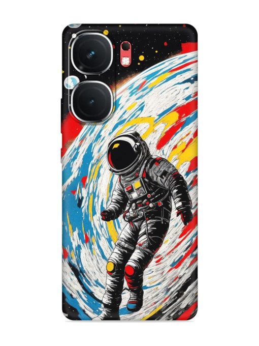 Astronaut Art Embossed Soft Silicone Case for Iqoo Neo 9 Pro (5G)