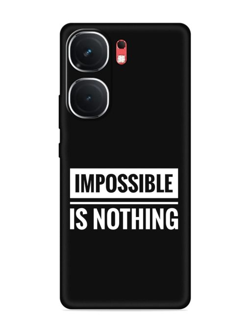 Impossible Is Nothing Embossed Soft Silicone Case for Iqoo Neo 9 Pro (5G)