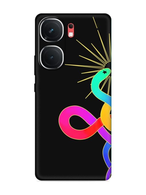 Art Geometric Abstraction Embossed Soft Silicone Case for Iqoo Neo 9 Pro (5G) Zapvi