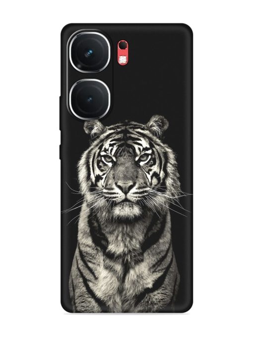 Tiger Art Embossed Soft Silicone Case for Iqoo Neo 9 Pro (5G)