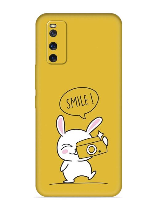 Hey Smile Please Embossed Soft Silicone Case for Iqoo Z1 Zapvi