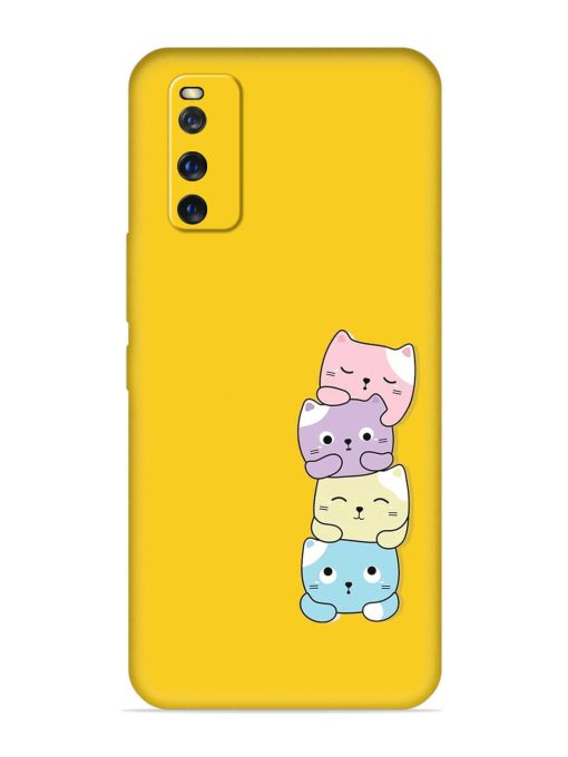 Cartoon Anime Embossed Soft Silicone Case for Iqoo Z1